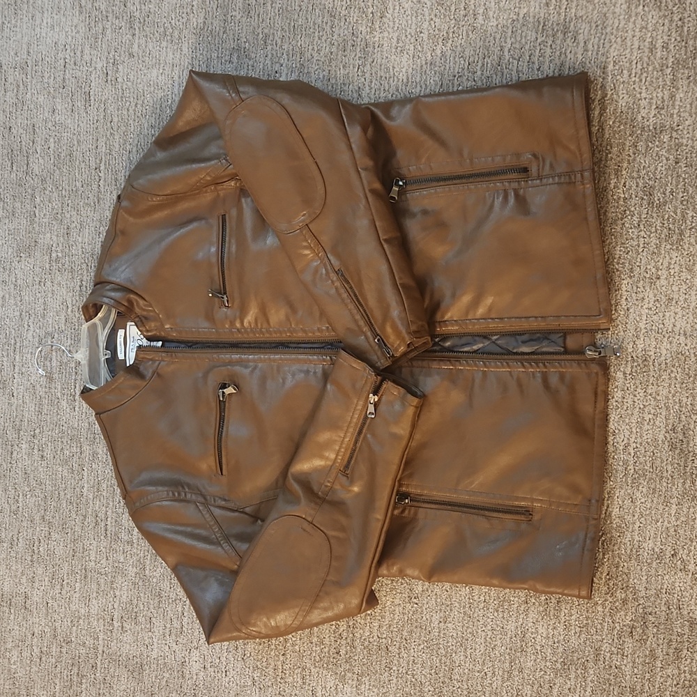 Men's Faux Leather Jacket